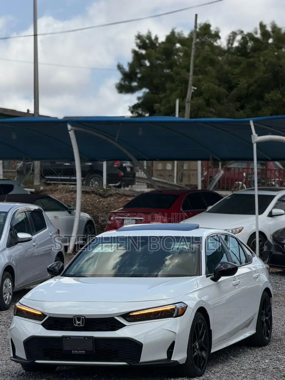 Honda Civic Sport Hybrid Sedan 2026 White