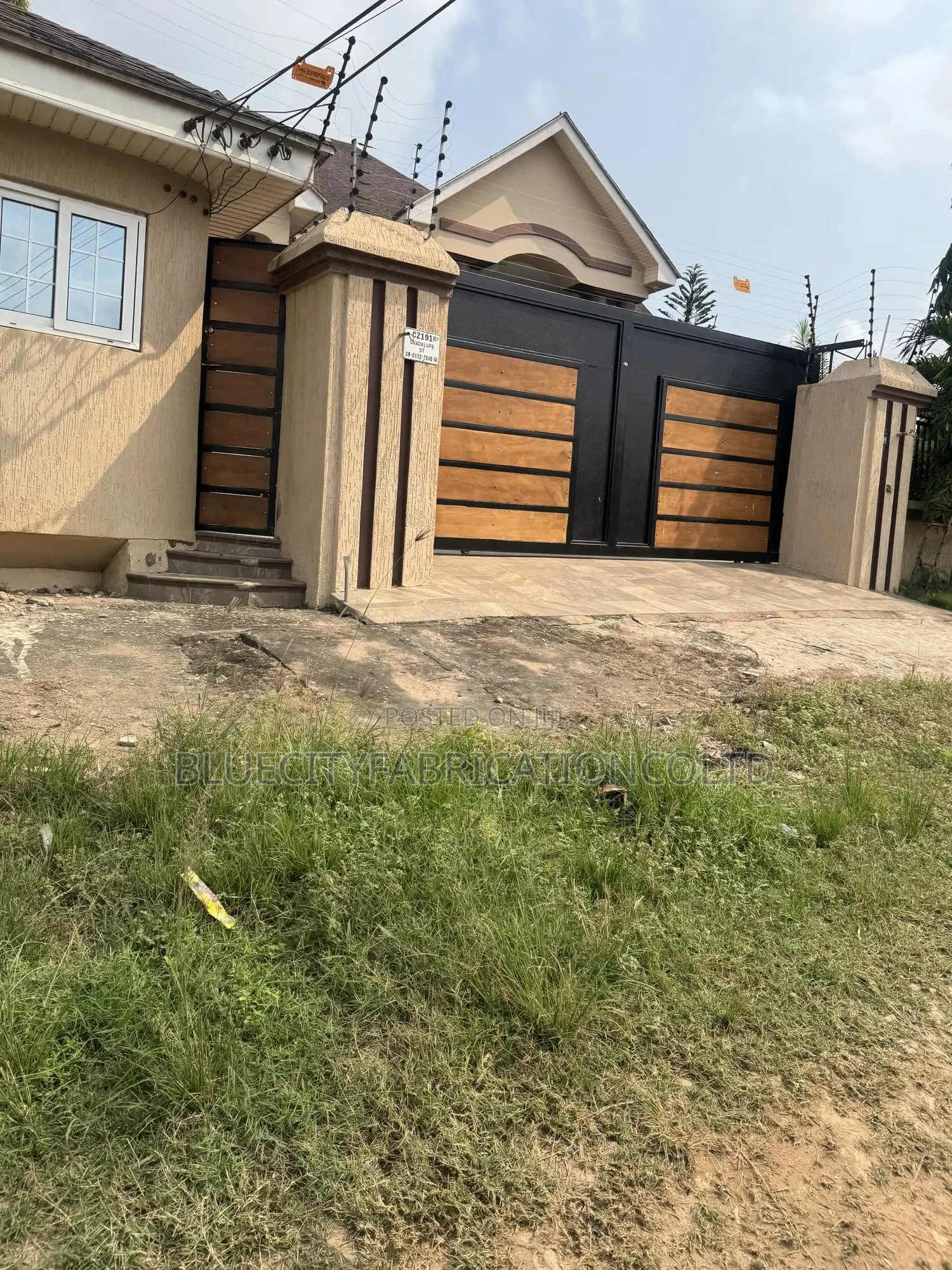 Galvanized Gate