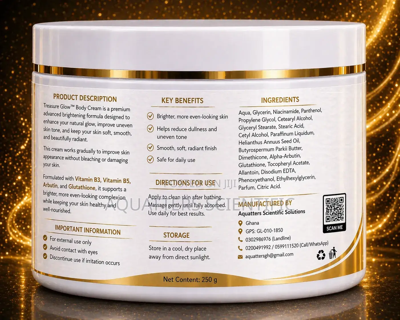 Treasure Glow Body Cream