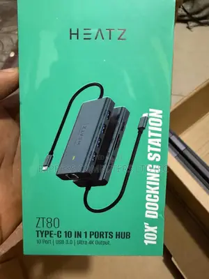 Heatz Usb-C Hub (10-in-1. Ultra Output Docking Station Original