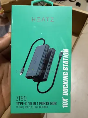 Heatz Usb-C Hub (10-in-1. Ultra Output Docking Station Original
