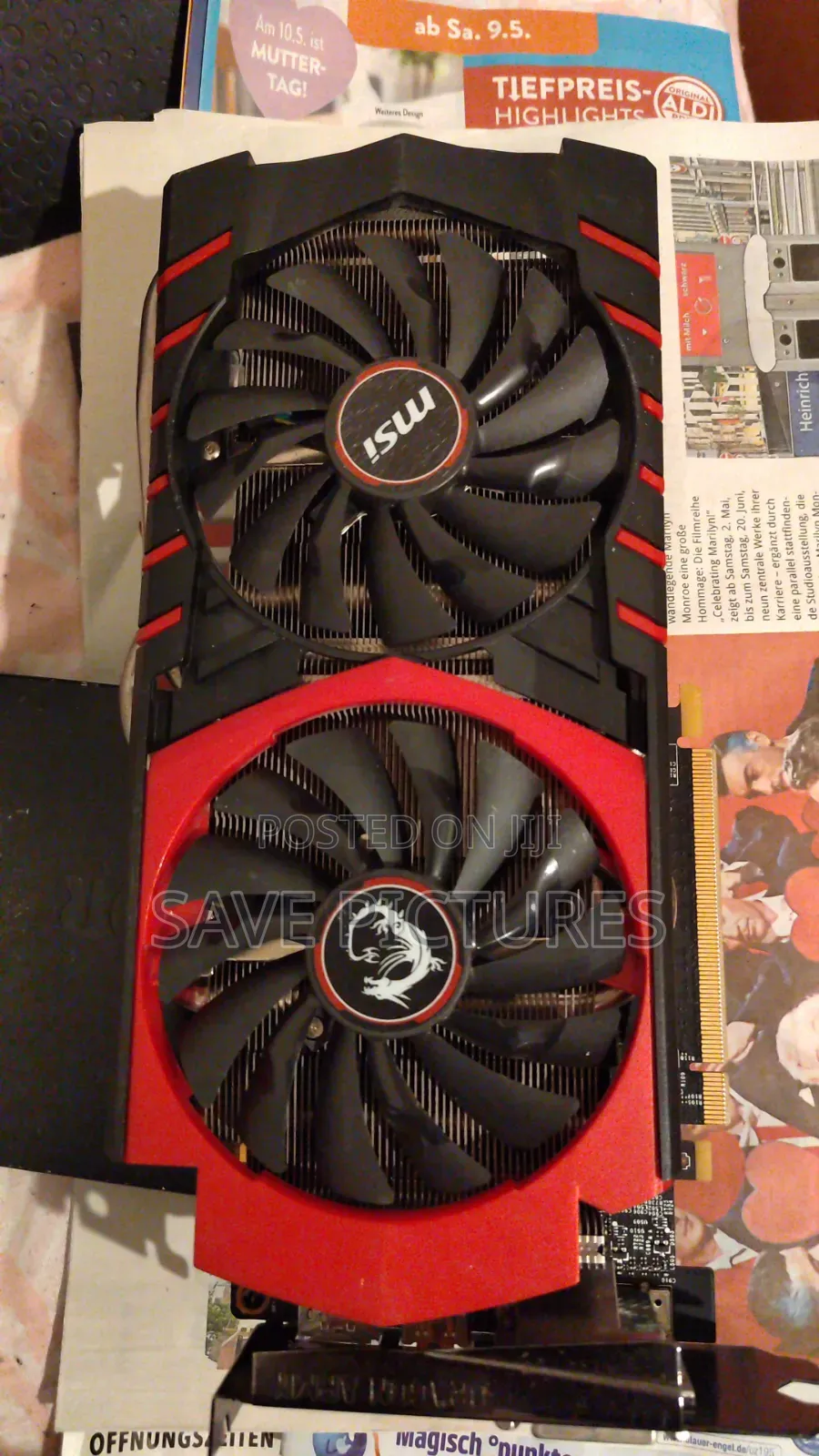 Graphics Card Msi GTX 1050 Ti 4gb Ddr5