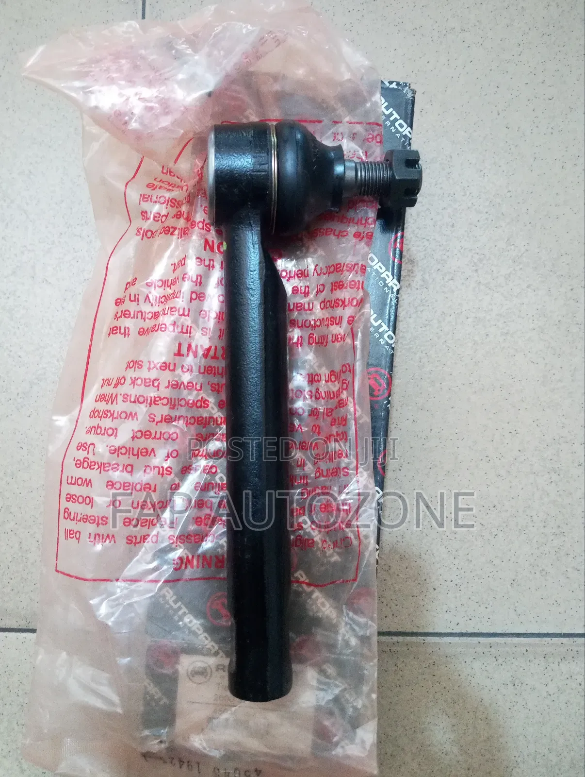 0860. Original Toyota Corolla Tie Rod End Imported From Usa
