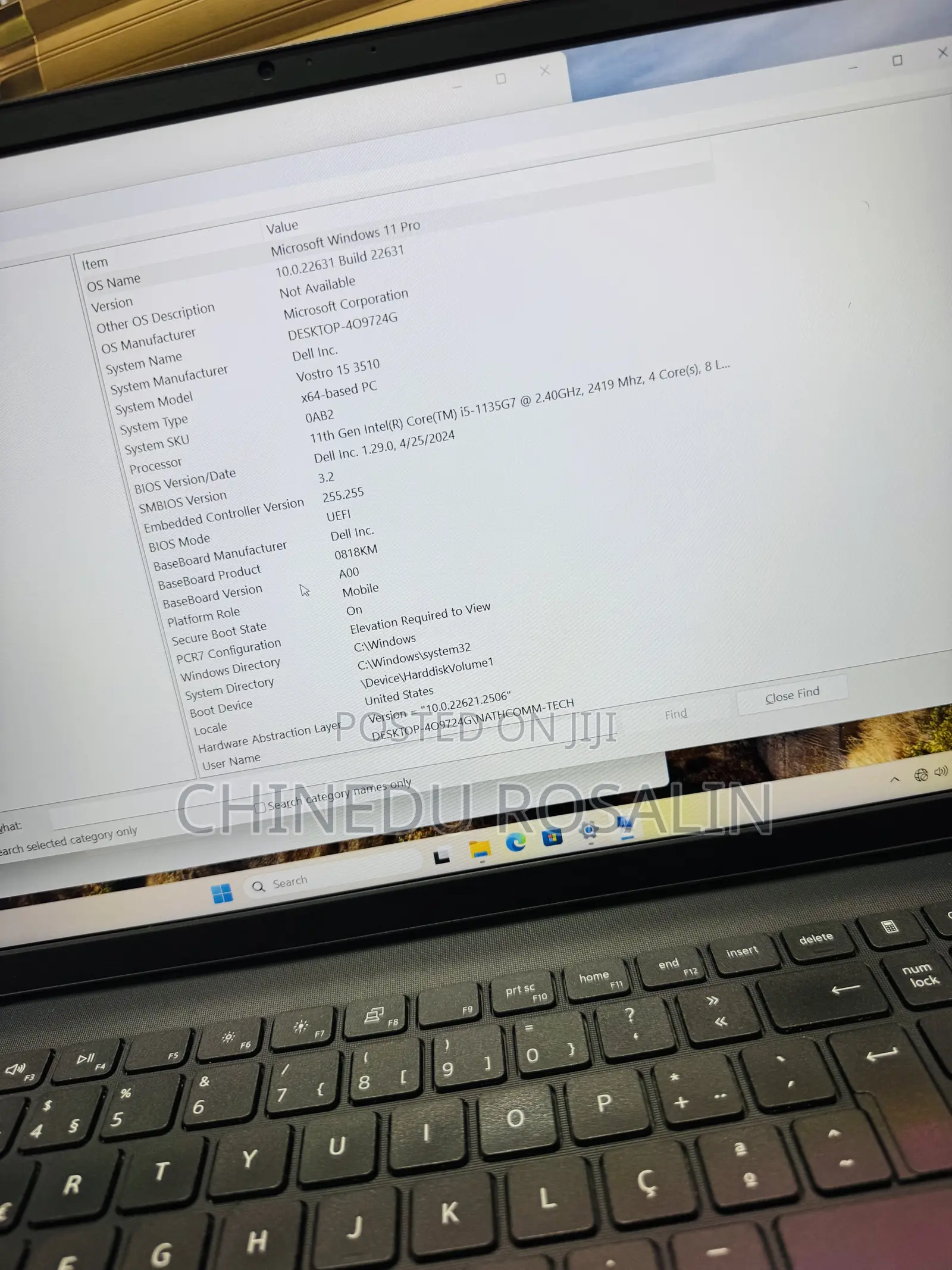 Laptop Dell Vostro 3520 16GB Intel Core i5 SSD 256GB