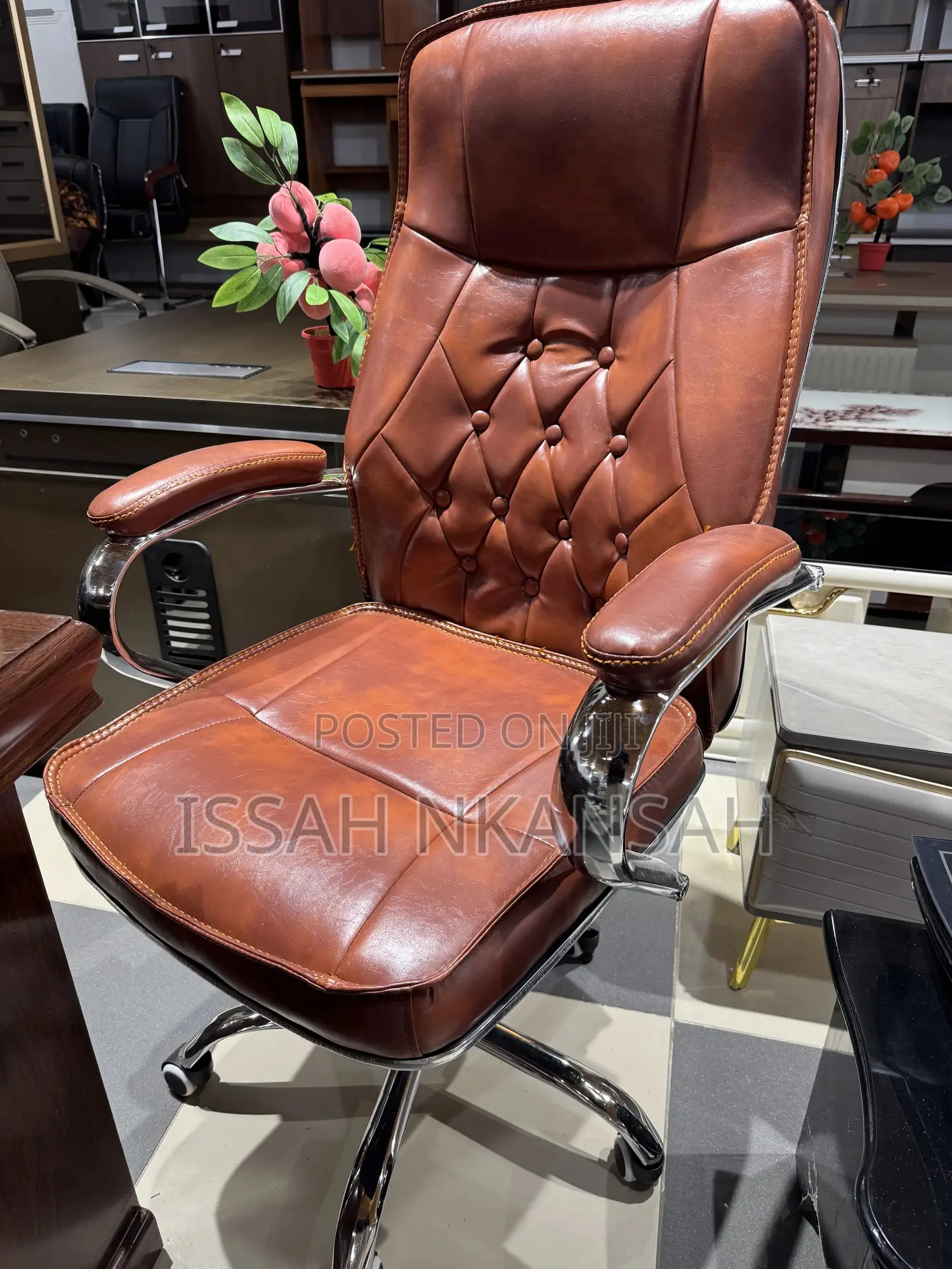 Brown Luxury Office Chair