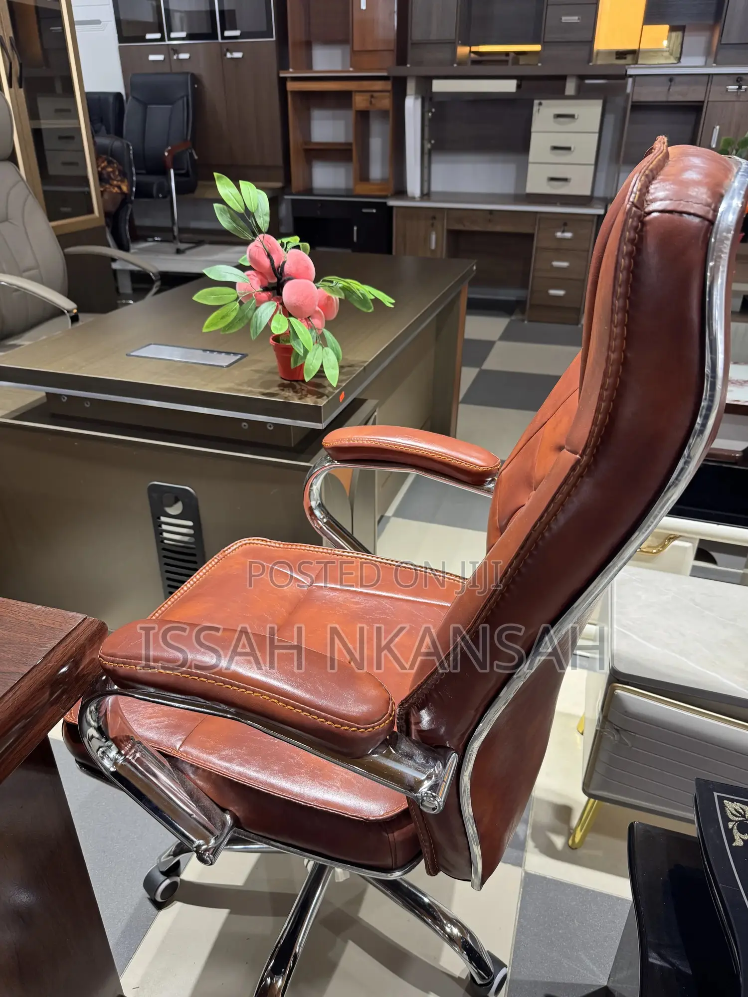 Brown Luxury Office Chair