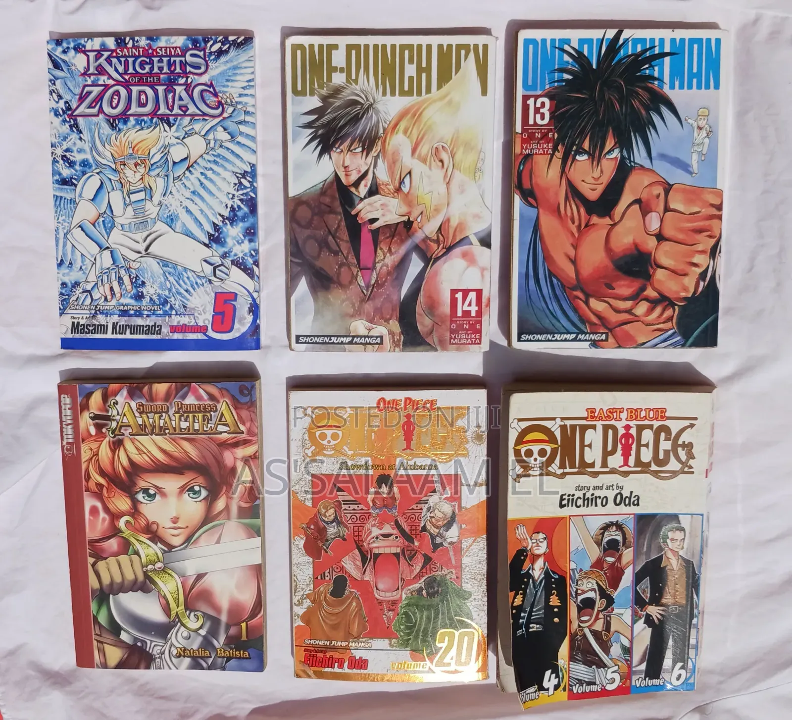 Manga Bundle – One Punch Man, One Piece More (Good Condition