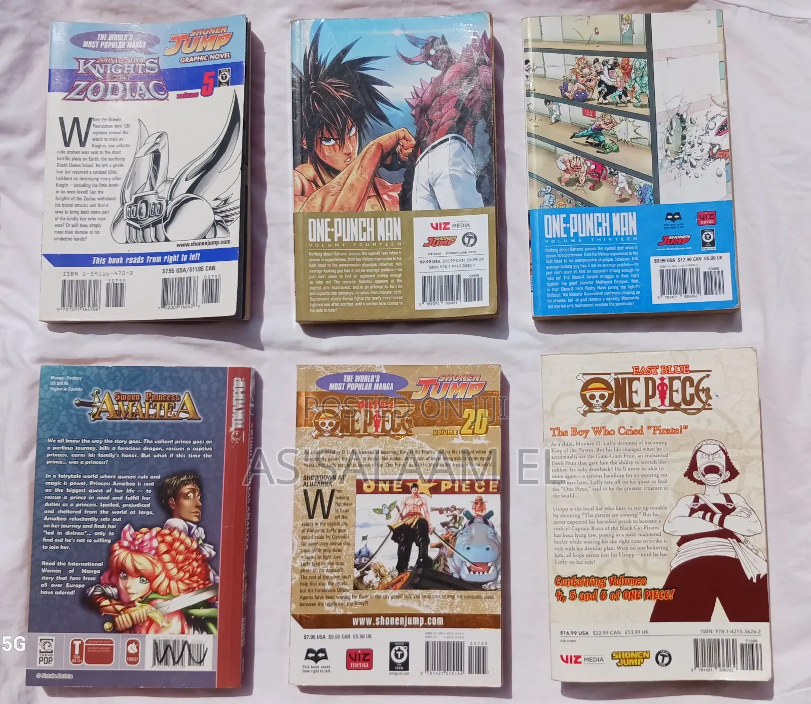 Manga Bundle – One Punch Man, One Piece More (Good Condition