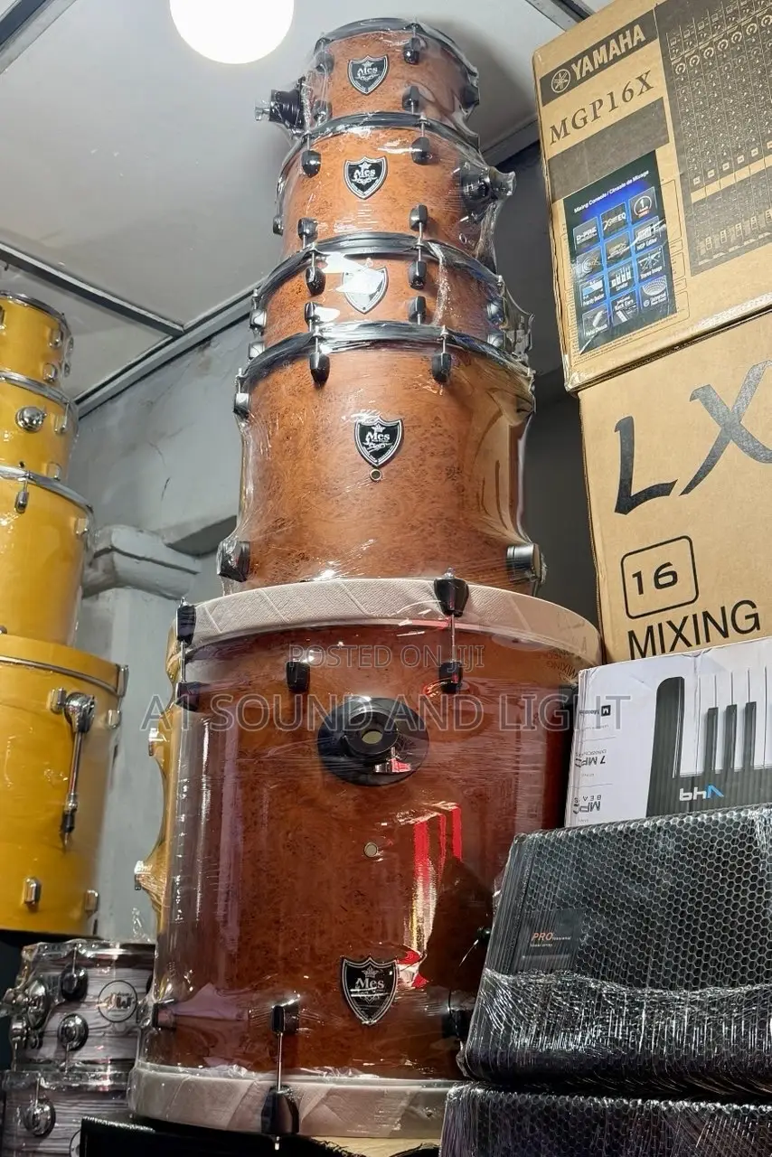 Mes Party Series 5pcs Drum Set - [Wood Color]