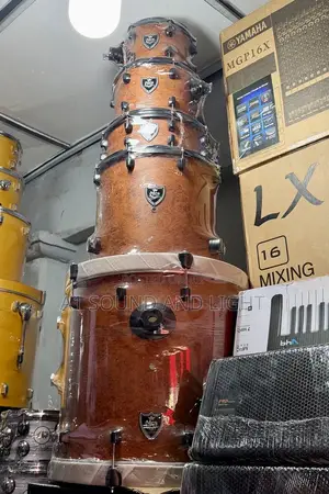 Mes Party Series 5pcs Drum Set - [Wood Color]