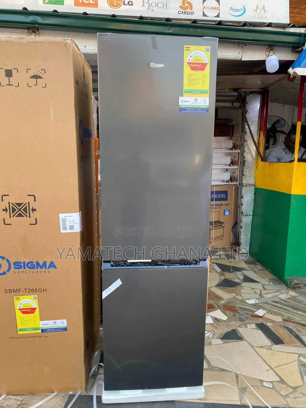 Original Sigma 260 Litre Double Door Refrigerator With Bottom Freezer