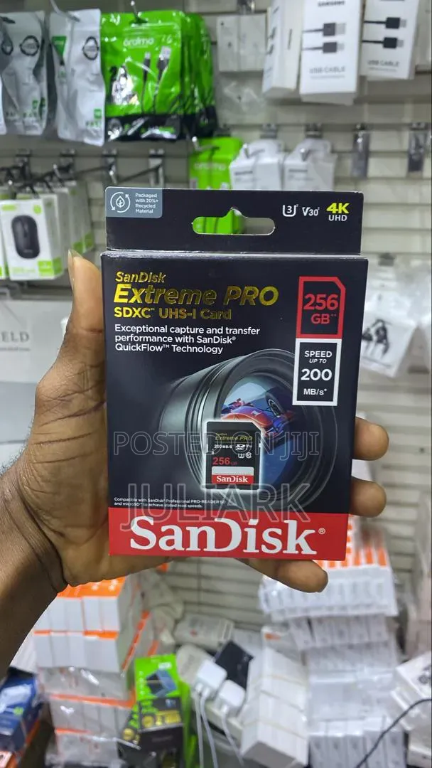 256gb Sandisk Extreme Pro SDXC Uhs-I Memory Card