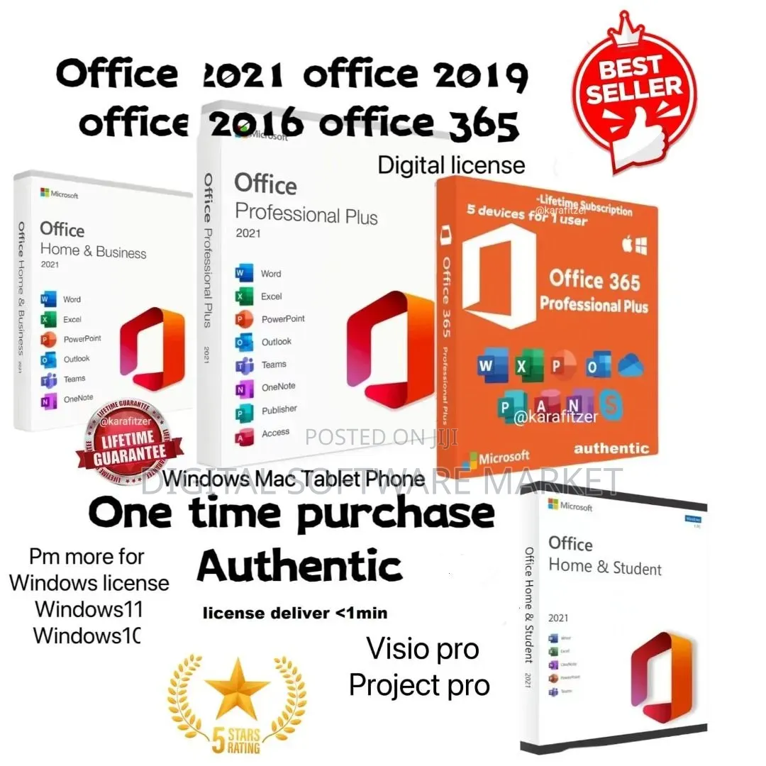 Any Version of Microsoft Office Suite for Windows/Mac