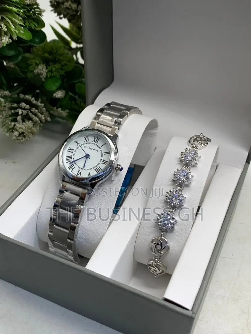 Watch and Bracelet Set for Women