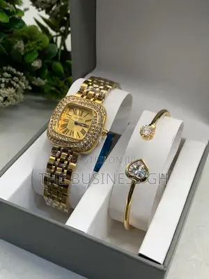 Watch and Bracelet Set for Women