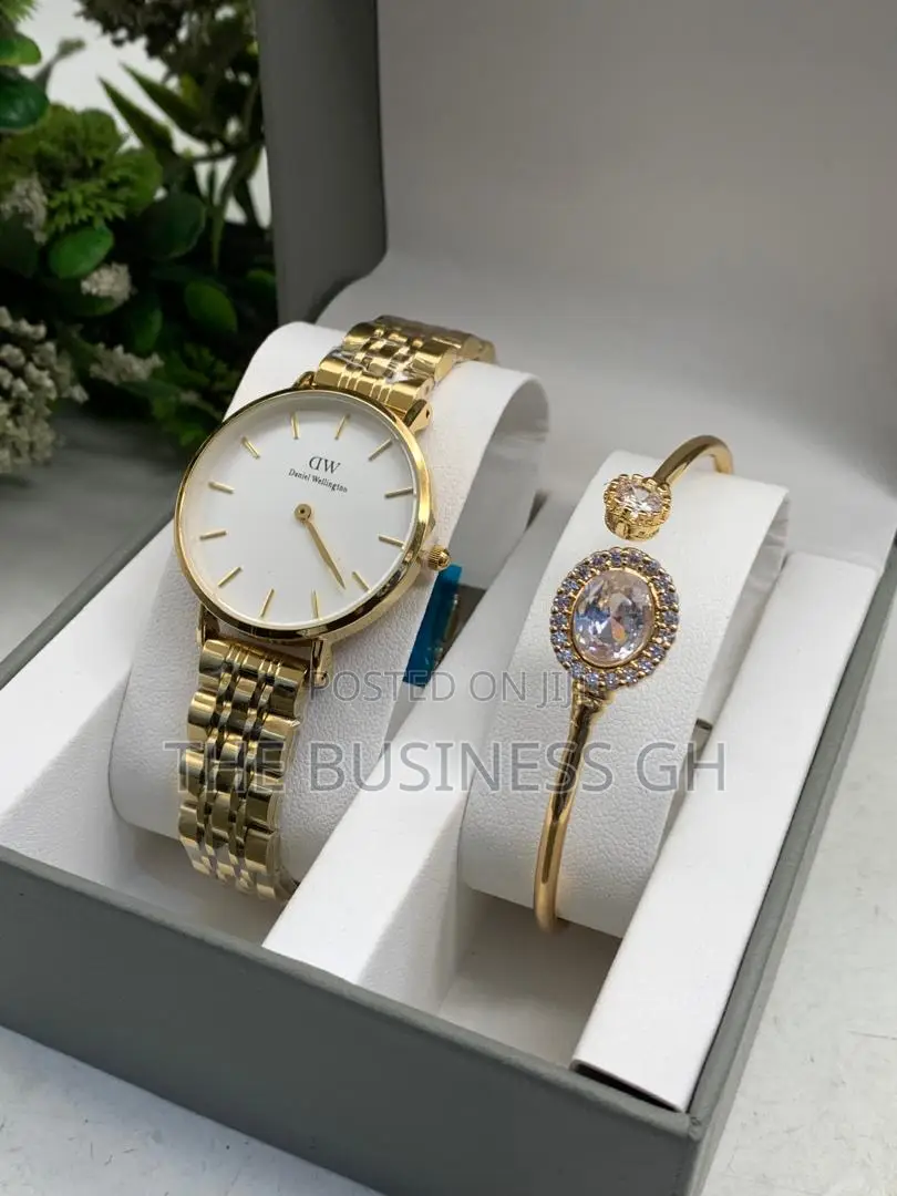 Watch and Bracelet Set for Women