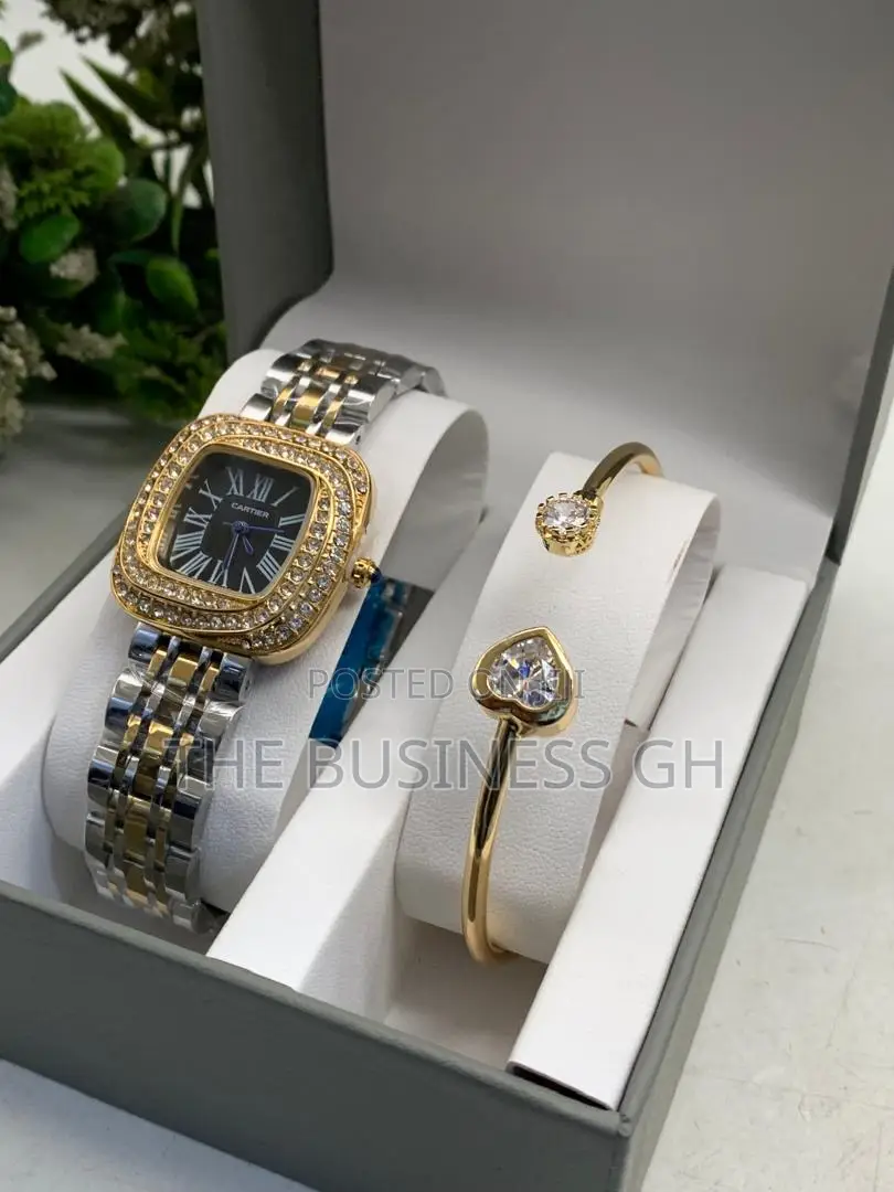 Watch and Bracelet Set for Women