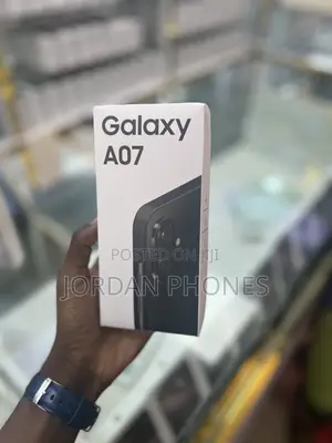 New Samsung Galaxy A07 128 GB Black