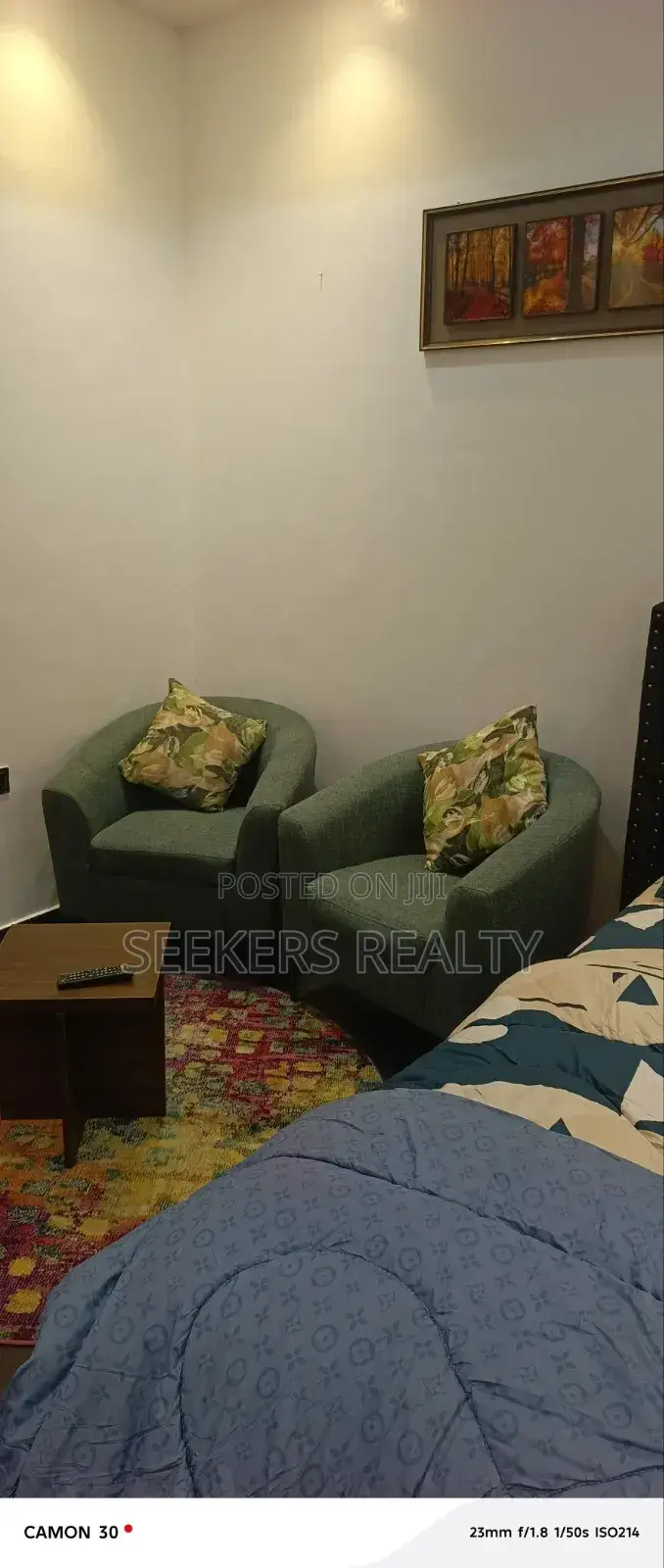 Furnished 1bdrm Apartment in Seekers Realty, Oxford Street for rent