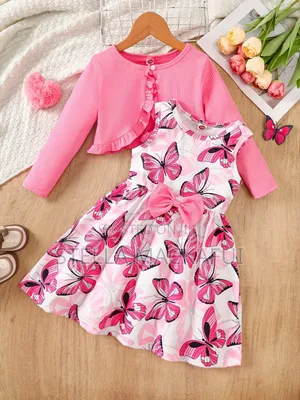 Cute Dress With Coat for 1-5yrs Only