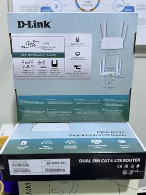 D-Link Dual Sim Cat 4 Let Router DWR-M922