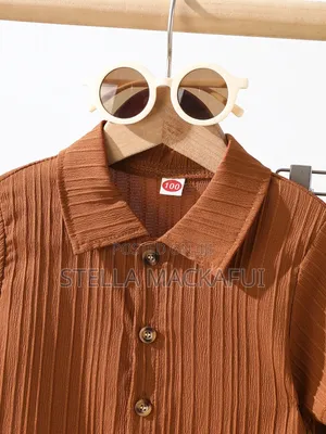 Brown Trousers With Shirt for 1-5yrs