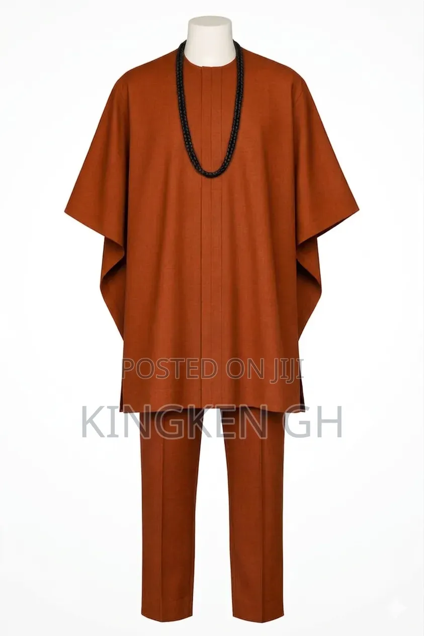 Dansiki Men's Native Wear Olive Color
