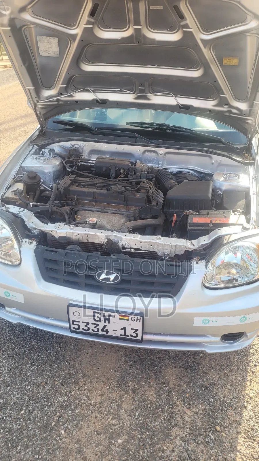 Hyundai Accent 2002 Gray