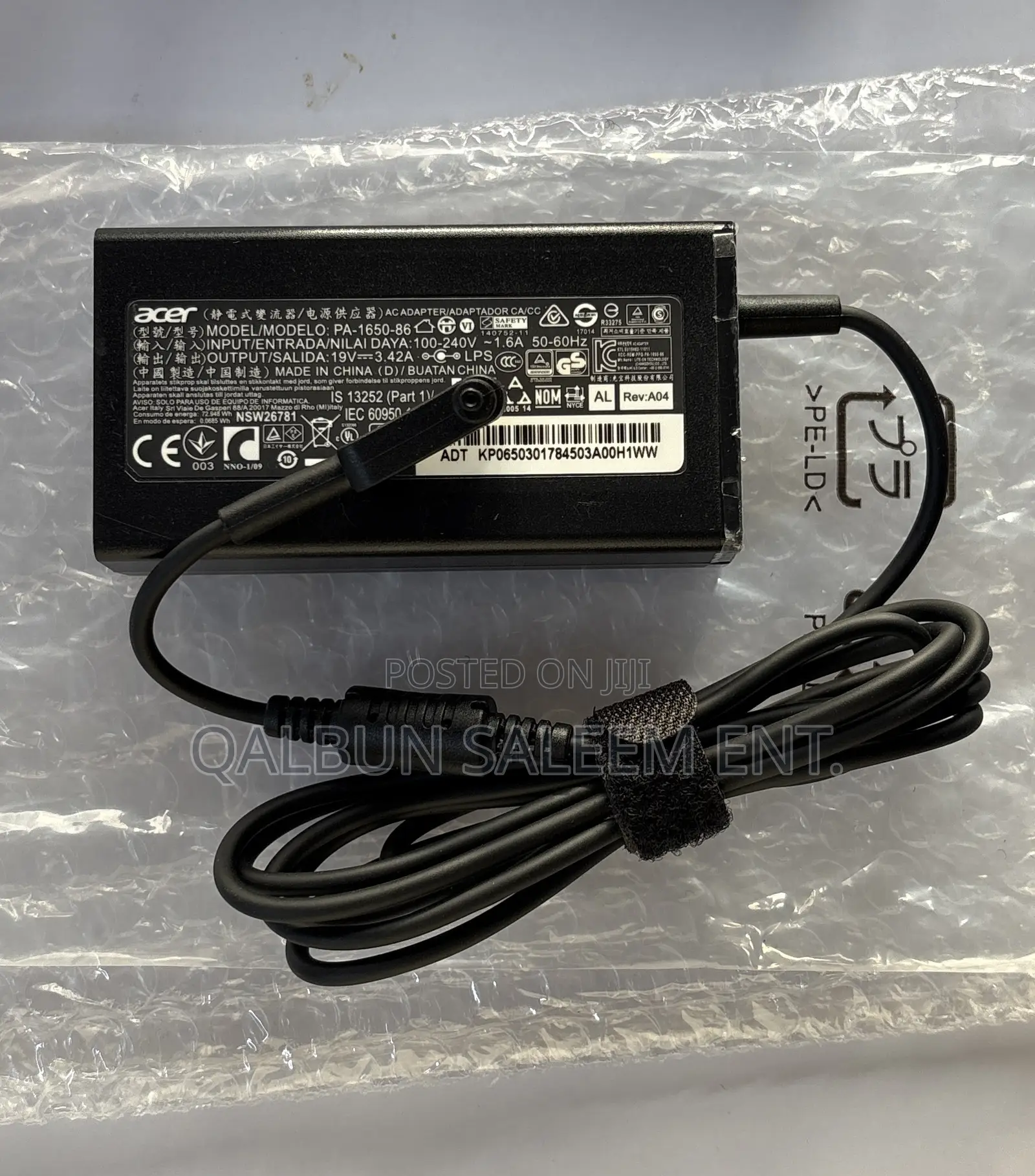 Brand-New Original Acer 19v 3.42a 65w Small Pin Aspire 5 A514 Adapter