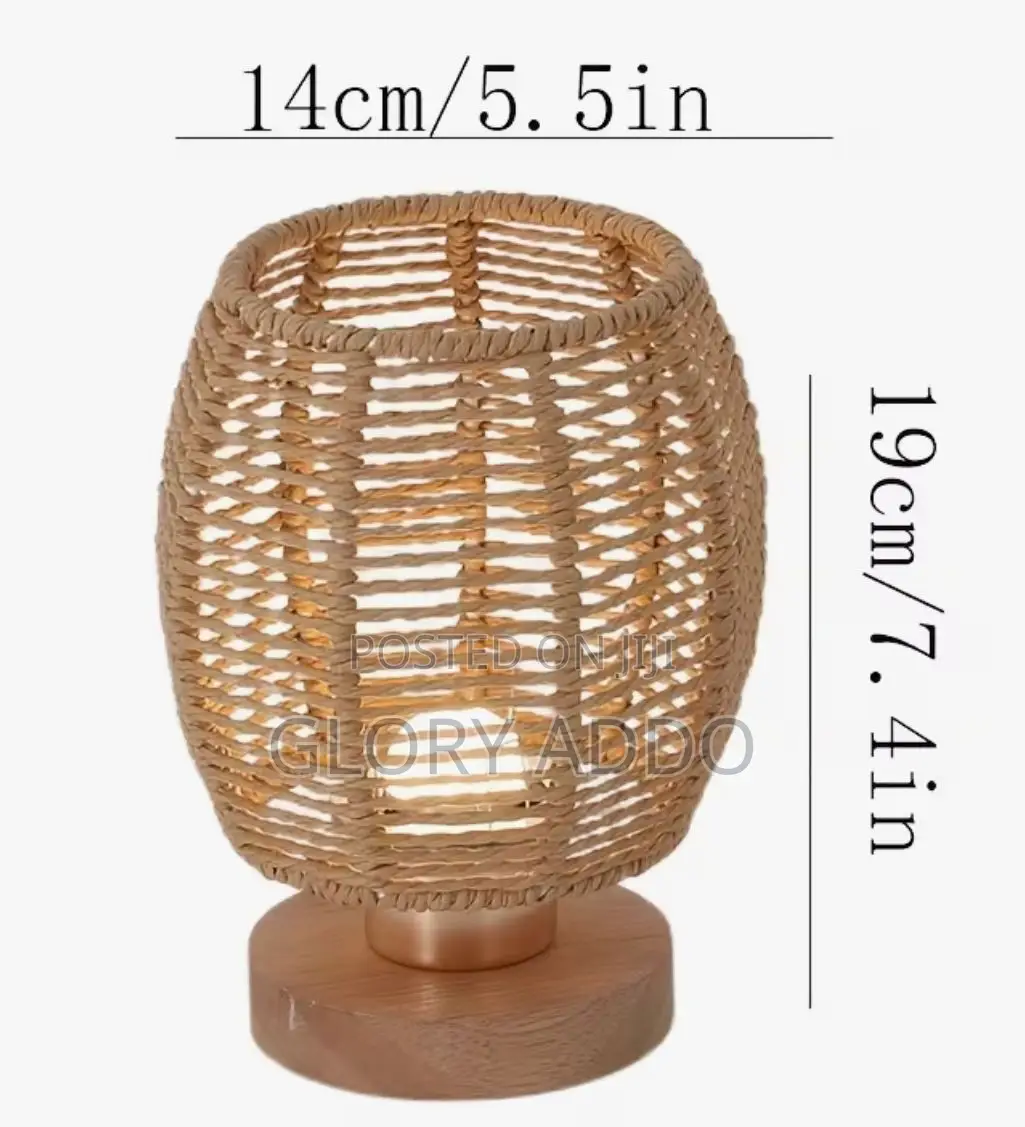 Rattan Table Lamp