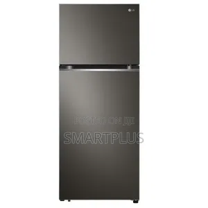 Lg 395-Liter Top-Freezer Refrigerator Ft a Smart Inverter Compressor.