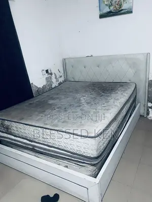2 Beds and Frame With Side Drawer Going for Fala Price