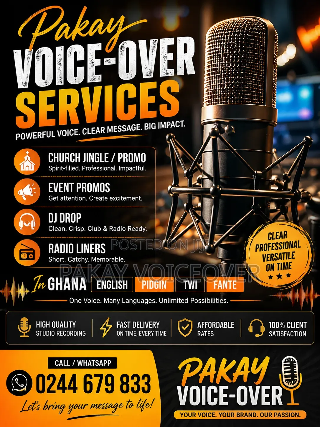 Event, Dj Drop, Radio Liners Artist From Ghana
