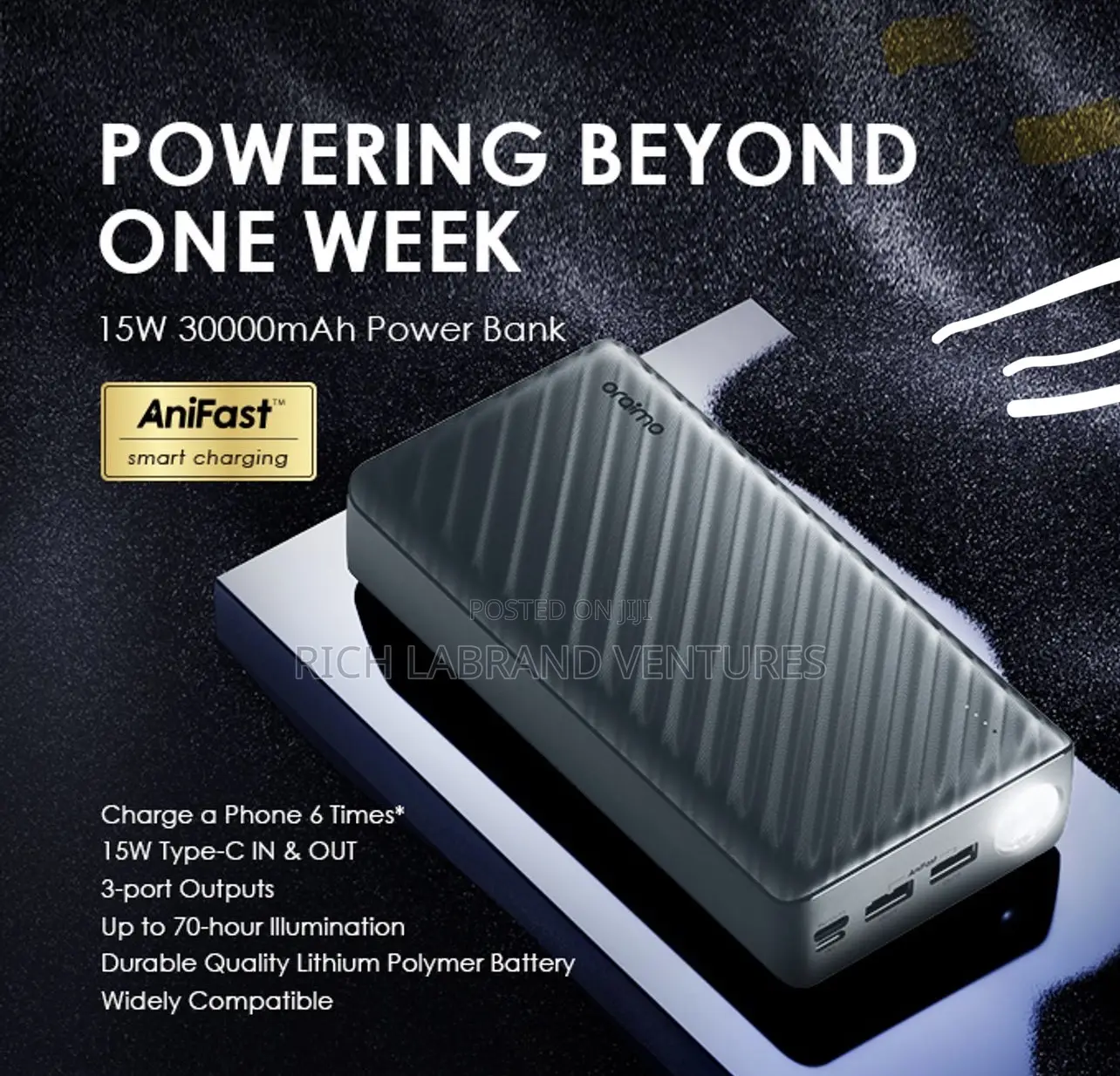 Oraimo Powerbank Powerbox 30,000 Mah