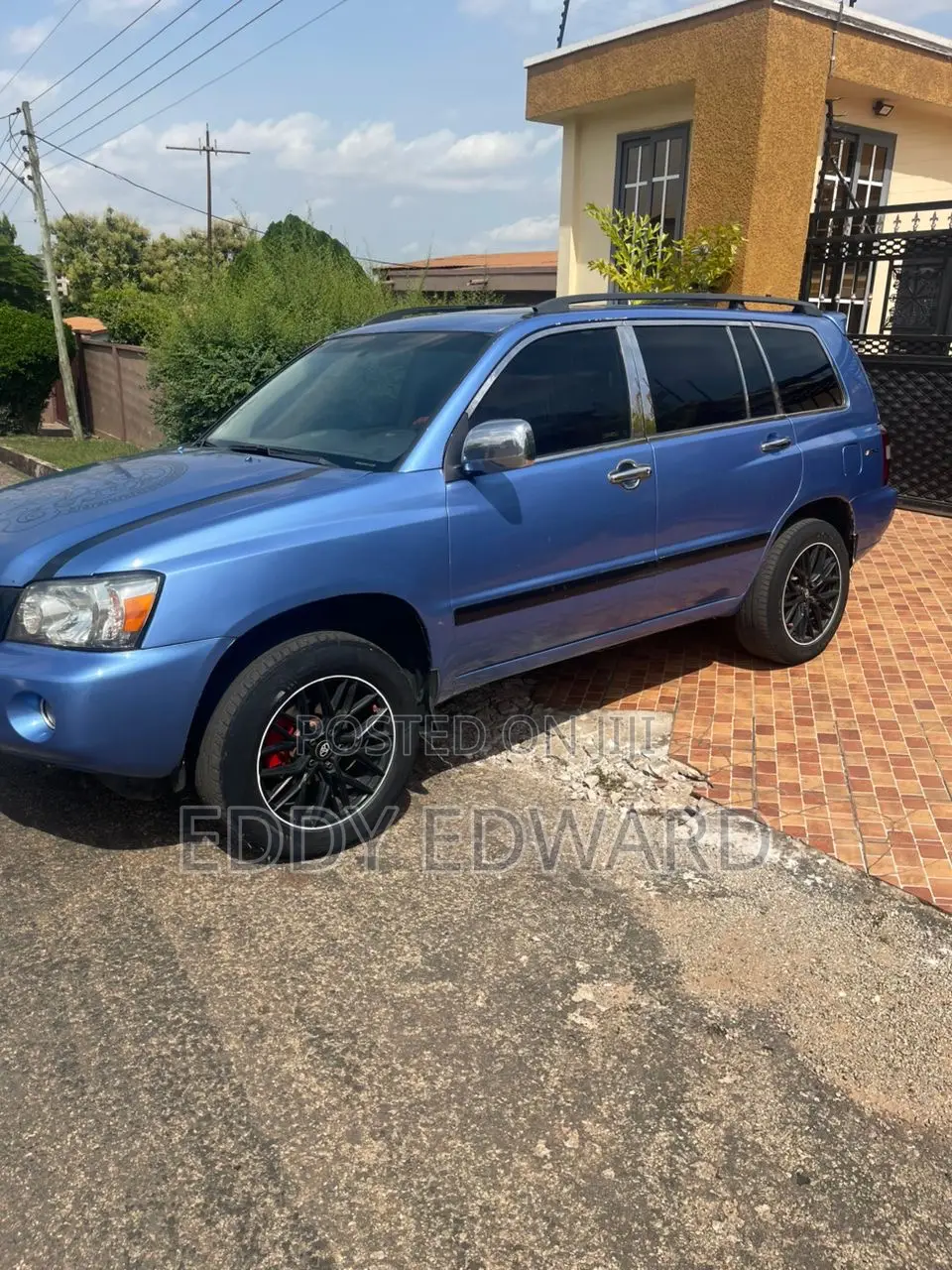 Toyota Highlander 2008 Blue