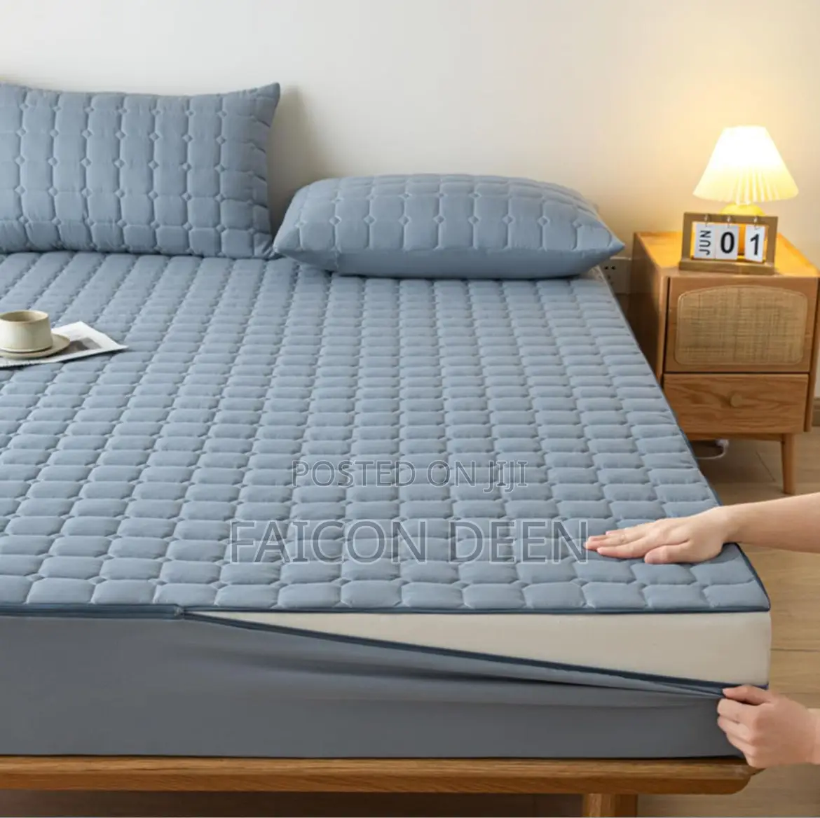 Luxury Cotton You Would Love(All Round Zipper Mattress Protector