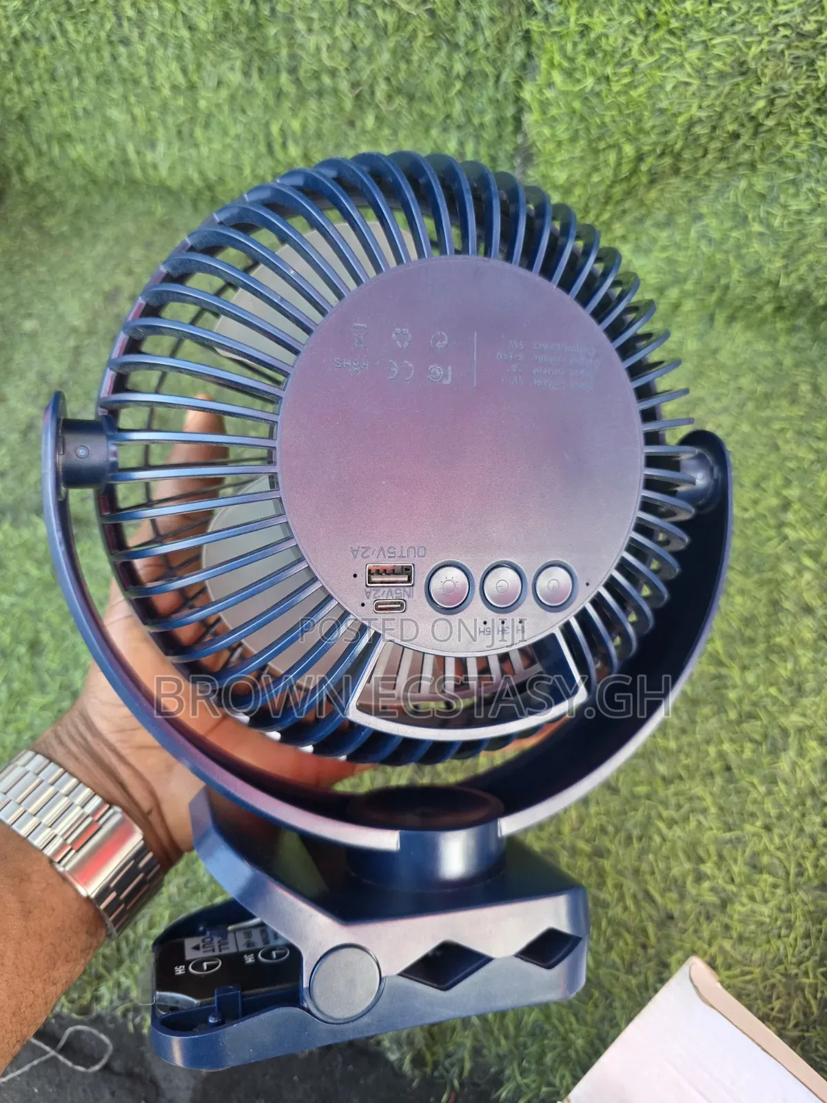 T9 F02 Rechargeable Clip on Fan