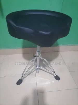 Drum Stool Saddle Throne Double Braced Tripod Base
