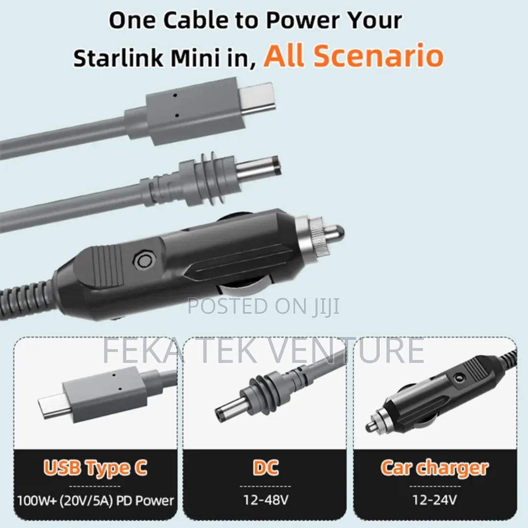 Starlink Mini 3 In 1 Cable - 5m
