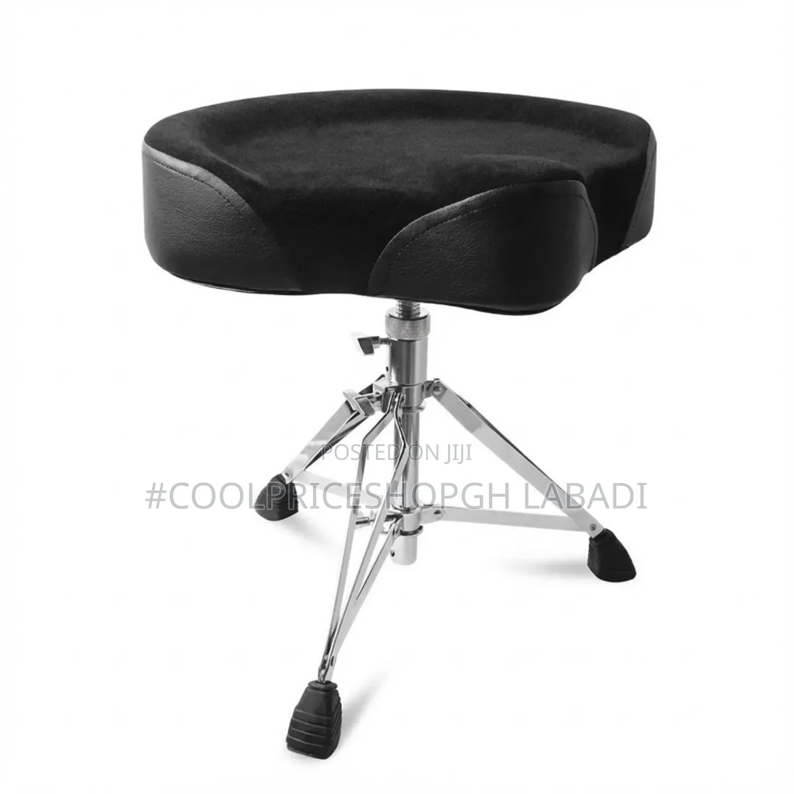 Drum Stool Saddle Throne Double Braced Tripod Base