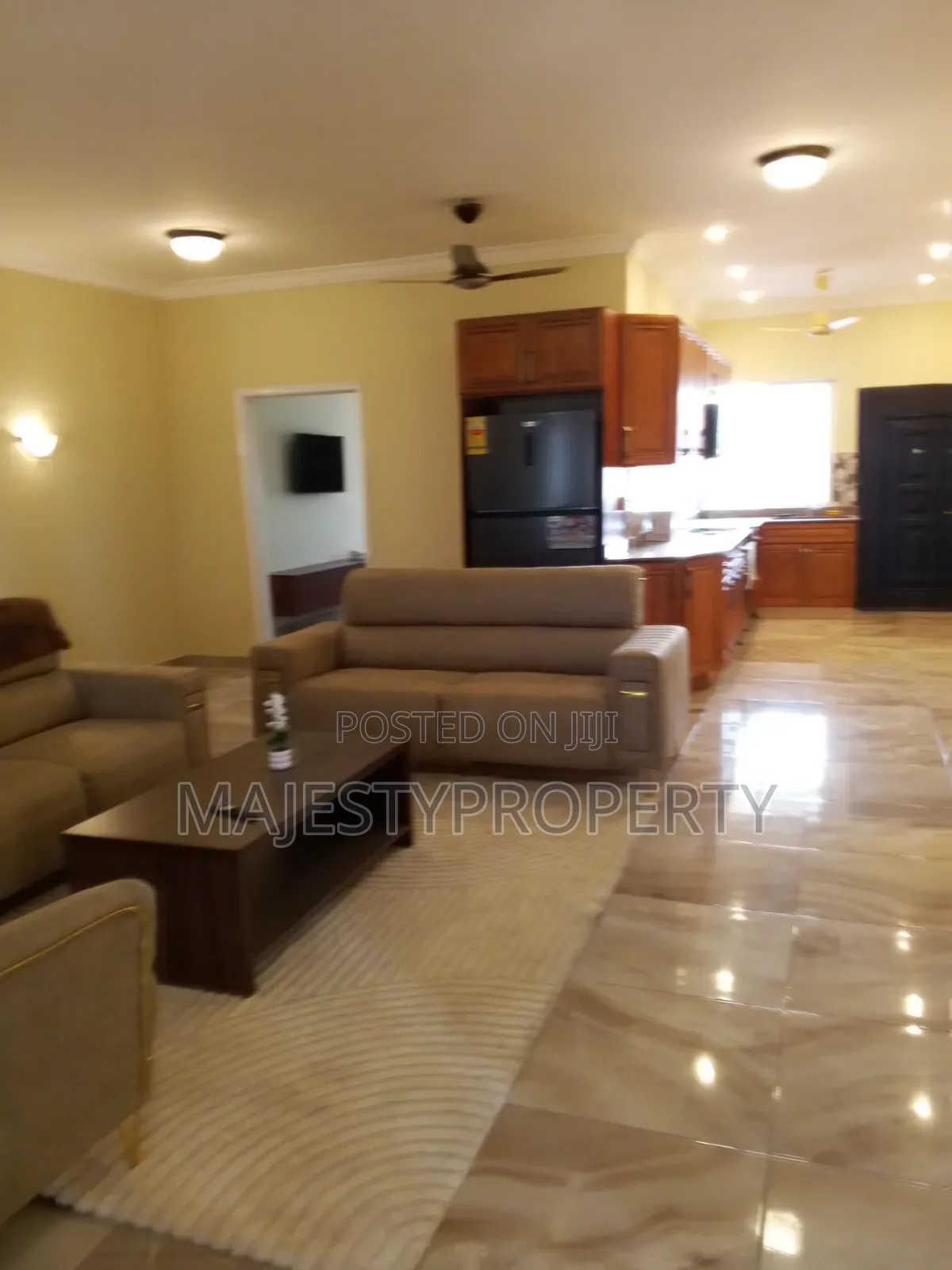 Fully Furnished Airbnb 3bedrooms Apartment for Rent at Spintex