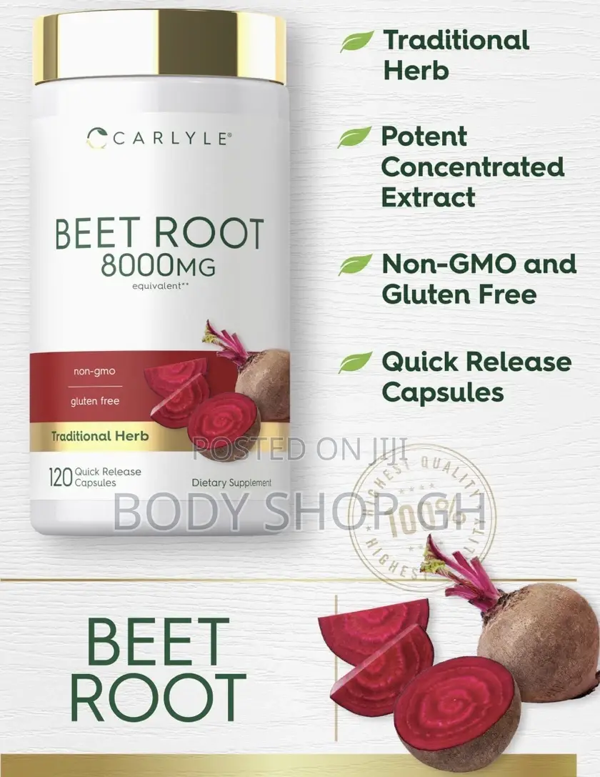 Extra Strength Beetroot Supplement - Natural Nitric Oxide Booster