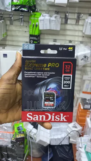 Sandisk 32gb Extreme Pro Camera Memory Card