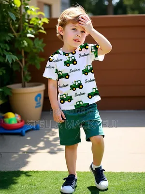 Beautiful T Shirt With Short for 3-6yrs Only
