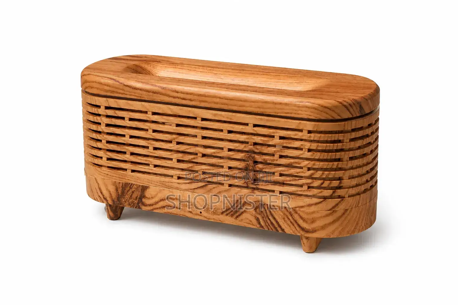 Premium Flame Effect Aroma Diffuser – Luxury Wooden Design 