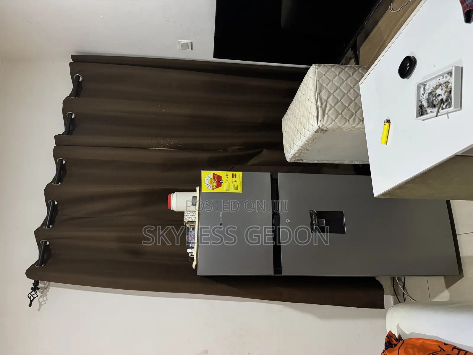 Hisense Fridge With Water Dispenser Almost New