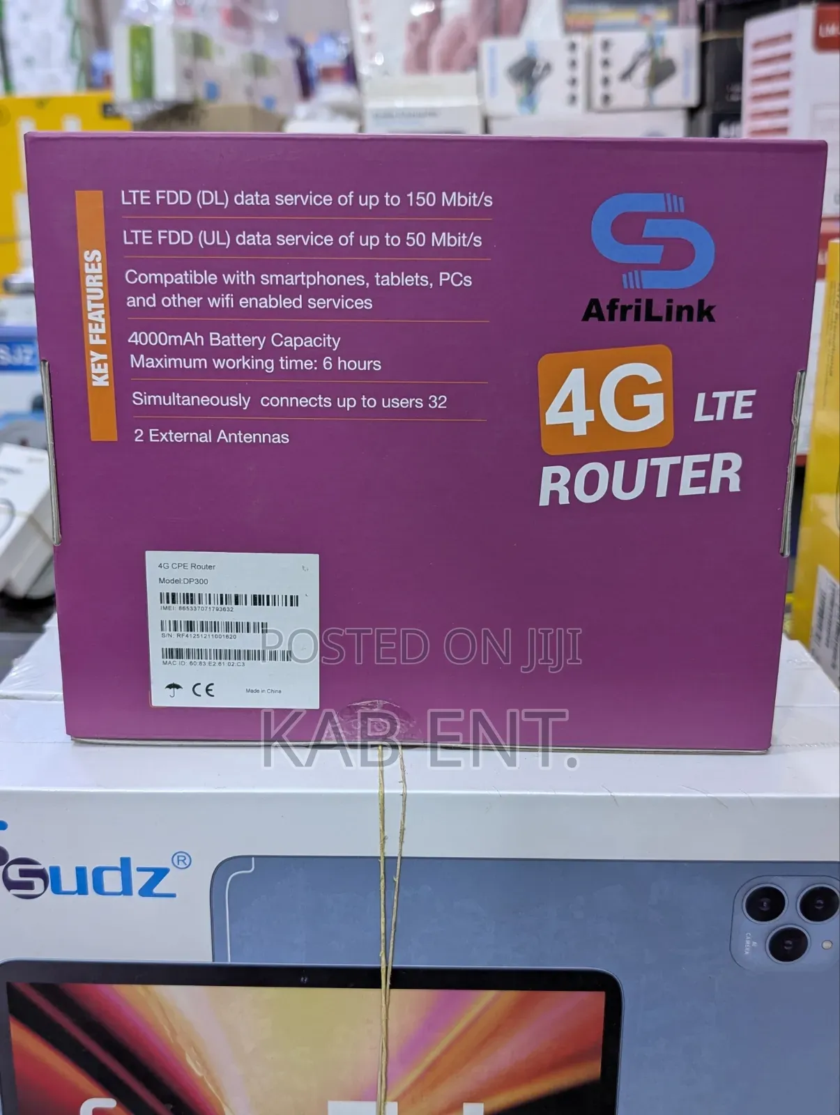 Afrilink 4g Lte Router – Model Dp300