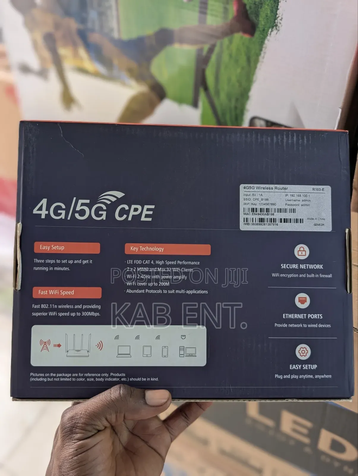 R103 4g/5g Cpe Wireless Router (Model R103-E)