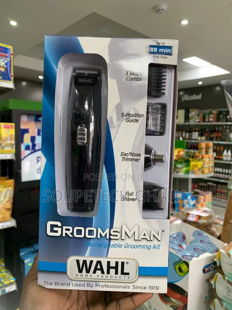Groosman Wahl Rechargeable Grooming Kit – Complete Hair Trimmer