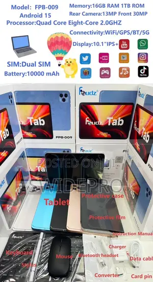 New Tablet 1 TB Black
